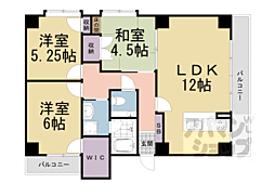 JR東海道・山陽本線 石山駅 徒歩2分の賃貸マンション 2階3LDKの間取り