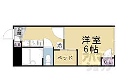 レオパレス石塚 1Kの間取図画像