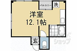 ハイツサンエー ワンルームの間取図画像