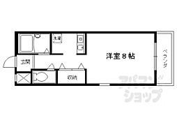 JR東海道・山陽本線 京都駅 徒歩7分の賃貸マンション 3階1Kの間取り