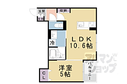 JR東海道・山陽本線 瀬田駅 徒歩19分の賃貸アパート 2階1LDKの間取り