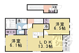 京阪石山坂本線 唐橋前駅 徒歩15分の賃貸アパート