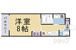 ＬＥＩ大宅 502 5階1Kの間取り