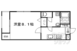 JR東海道・山陽本線 京都駅 徒歩4分の賃貸マンション 3階1Kの間取り