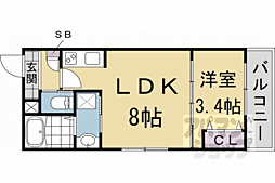 JR山陰本線 丹波口駅 徒歩8分 2階/-