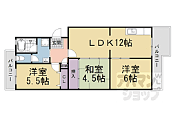 京阪石山坂本線 粟津駅 徒歩28分の賃貸マンション 1階3LDKの間取り