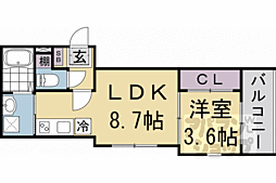 間取図画像 1LDK