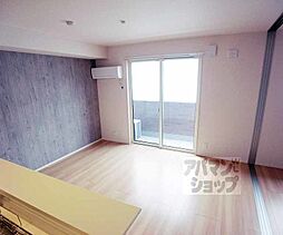 近鉄京都線 伏見駅 徒歩17分の賃貸アパート 1階2LDKのリビング/ダイニング