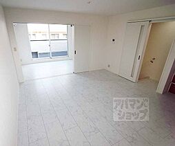 近鉄京都線 向島駅 徒歩10分の賃貸アパート 1階2LDKのリビング/ダイニング