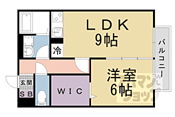 JR東海道・山陽本線 瀬田駅 徒歩22分の賃貸アパート 1階1LDKの間取り