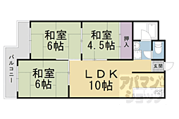 ビューハイツ京都山科（ベルヴィ52） 3階