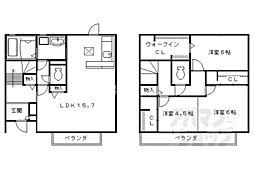 アリヴィオ・清涼A 4LDKの間取図画像