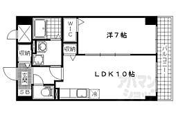 プログレス5番館 1LDKの間取図画像