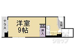 ピアッツア・アルテ 1Kの間取図画像