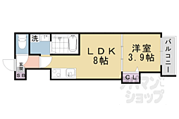 Fasesia Orcus 1LDKの間取図画像