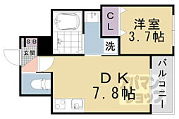 Fasesia Orcus 1DKの間取図画像