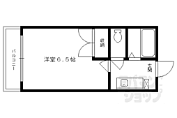 メゾン桃栄 1Kの間取図画像