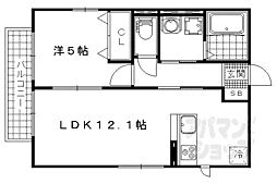グレース春紅 1LDKの間取図画像