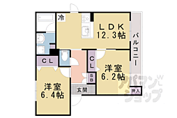 ヴィラフルール御陵 2階/202