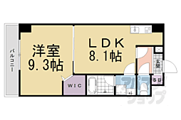 ウィズ秀和 1DKの間取図画像