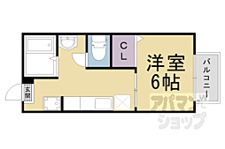 スターヒル 1Kの間取図画像