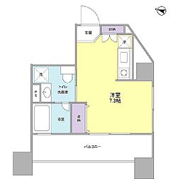 東京メトロ有楽町線 東池袋駅 徒歩5分の賃貸マンション 9階ワンルームの間取り