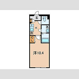 東京メトロ丸ノ内線 新大塚駅 徒歩5分の賃貸マンション 3階1Kの間取り
