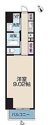東京メトロ南北線 王子駅 徒歩8分の賃貸マンション 5階1Kの間取り