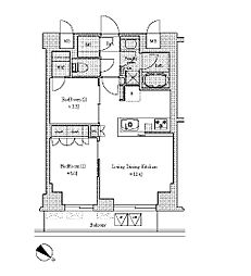 都営三田線 千石駅 徒歩5分の賃貸マンション 3階2LDKの間取り