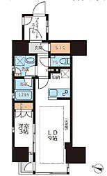 東京メトロ南北線 本駒込駅 徒歩7分の賃貸マンション 10階1LDKの間取り