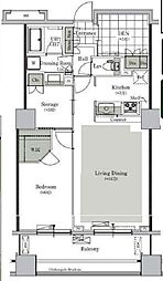 都営三田線 西巣鴨駅 徒歩9分の賃貸マンション 4階1SLDKの間取り