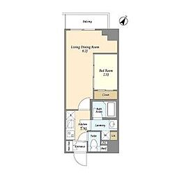 東京メトロ丸ノ内線 新大塚駅 徒歩9分の賃貸マンション 1階1LDKの間取り