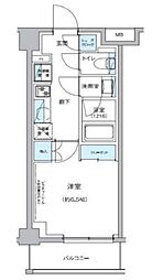 東京メトロ南北線 駒込駅 徒歩2分の賃貸マンション 2階1Kの間取り