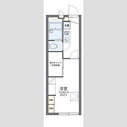 都営三田線 板橋本町駅 徒歩11分の賃貸アパート 1階1Kの間取り
