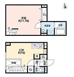 都営三田線 白山駅 徒歩1分の賃貸マンション 1階1LDKの間取り