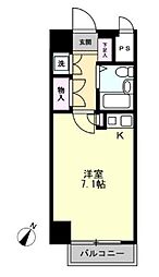 JR山手線 大塚駅 徒歩7分の賃貸マンション 7階ワンルームの間取り