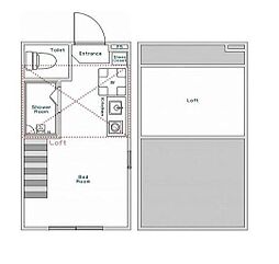 JR京浜東北・根岸線 東十条駅 徒歩12分の賃貸アパート 1階ワンルームの間取り