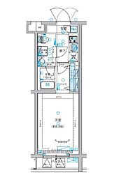 西武池袋線 富士見台駅 徒歩2分の賃貸マンション 2階1Kの間取り