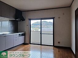 JR青梅線 羽村駅 徒歩13分の賃貸マンション 3階2LDKのリビング/ダイニング