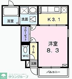 間取図画像 1K