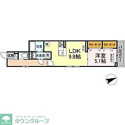 間取図画像 1LDK