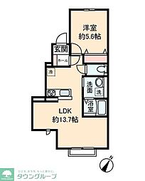 間取図画像 1LK