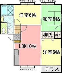 ベイフィオーレB 3LDKの間取図画像