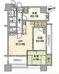 クレアメゾン青梅 3LDKの間取図画像