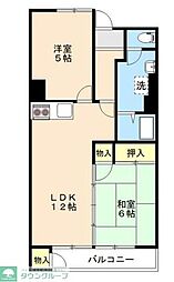 ダイユーマンション 2LDKの間取図画像