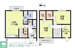 BIANCA 2SLDKの間取図画像