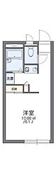 レオパレス琴ケ原 1Kの間取図画像