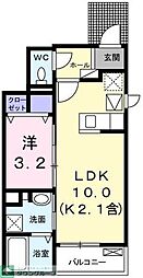 フォンターナ・エテルノ 1LDKの間取図画像
