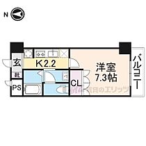 奈良県奈良市大宮町3丁目（賃貸マンション1K・7階・24.75㎡） その2