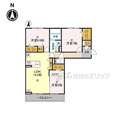 間取図画像 3LDK